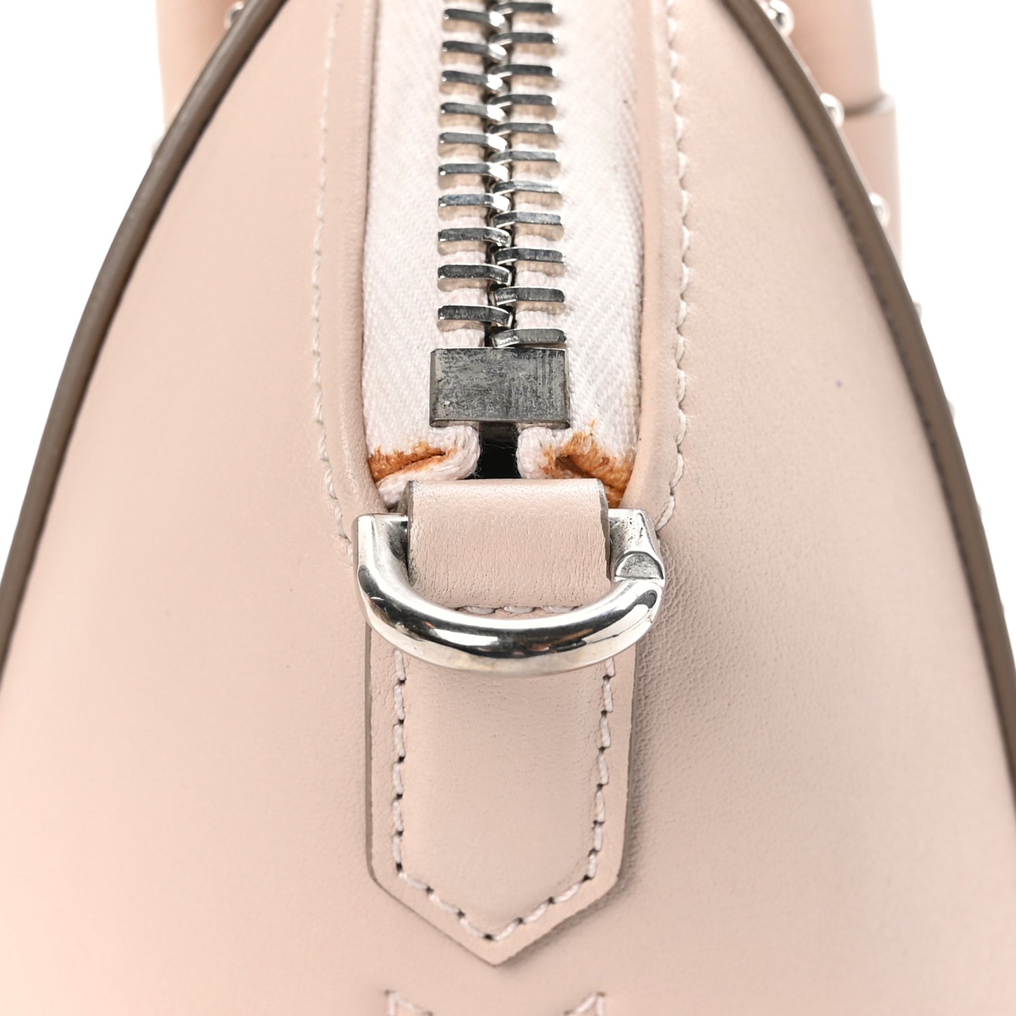 Calfskin Small Studded Antigona Beige Buff