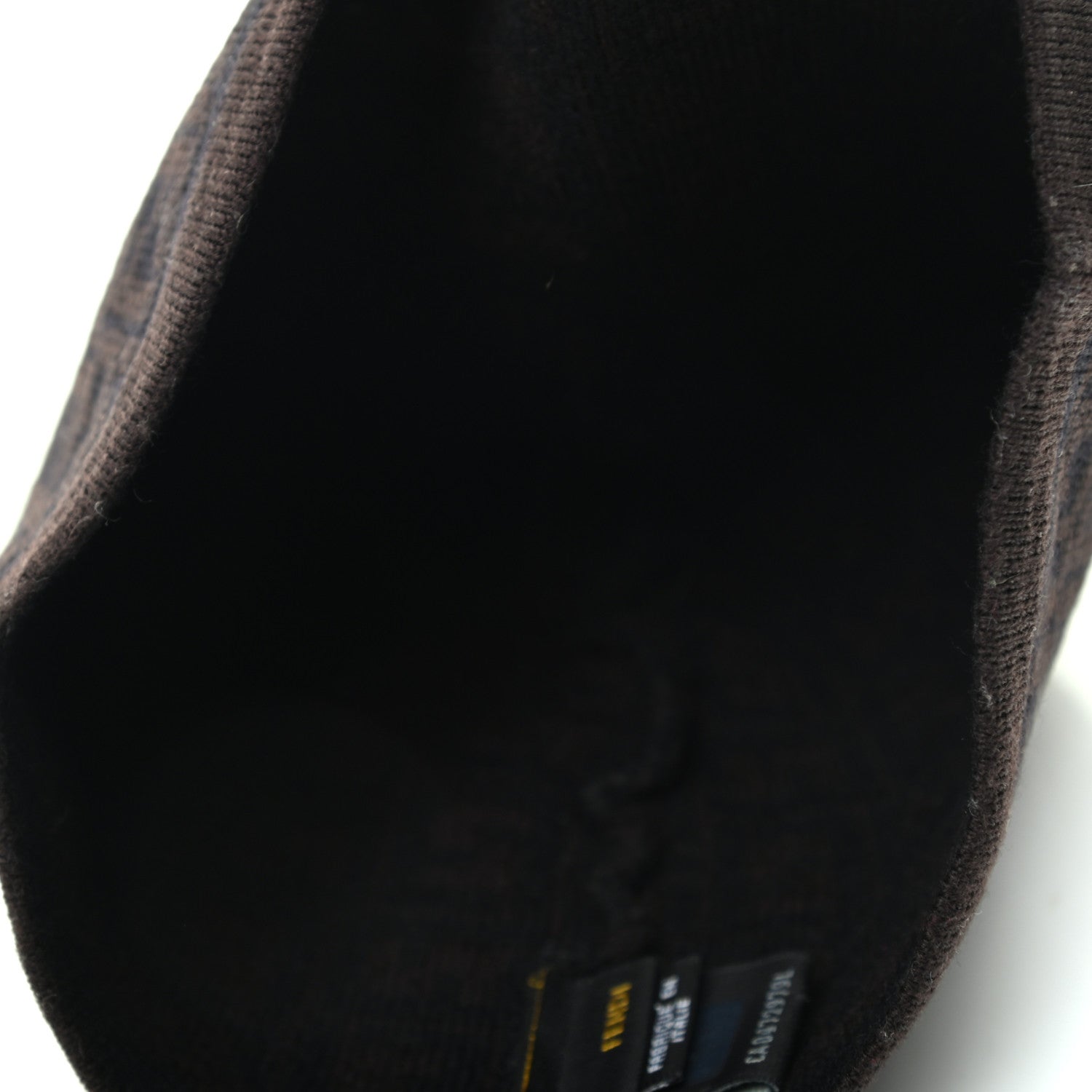 Fendi Cashmere Wool Beanie Tobacco 4 of 5