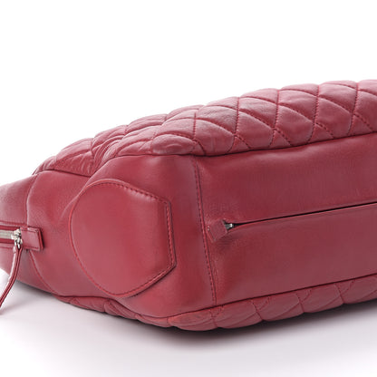 Chanel Aged Calfskin Quilted Large Reissue Camera Case Red 7 of 8