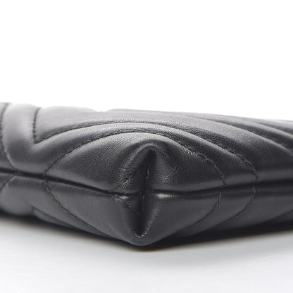 Gucci Calfskin Matelasse Mini GG Marmont Chain Bag Black 8 of 12