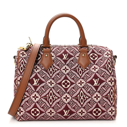 Louis Vuitton Jacquard Since 1854 Speedy Bandouliere 25 Bordeaux 1 of 9