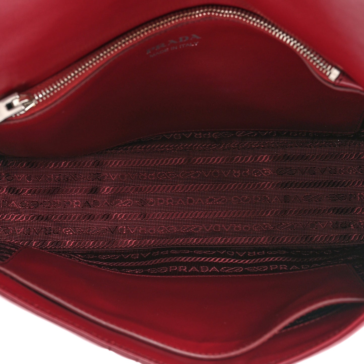 Soft Calfskin Impunture Diagramme Large Chain Flap Shoulder Bag Cerise