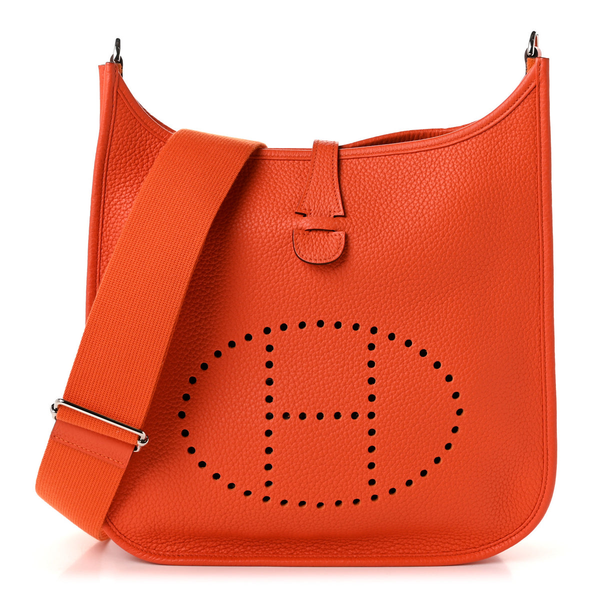 Hermes Taurillon Clemence Evelyne III PM Feu 1 of 11