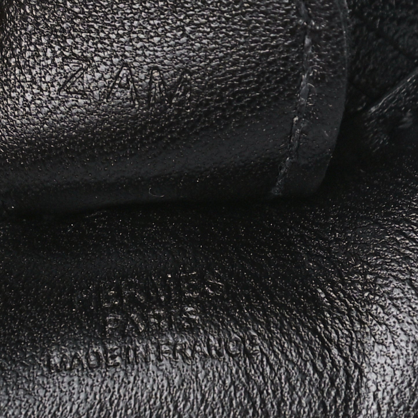 Milo Lambskin Grigri Rodeo Horse Bag Charm PM So Black