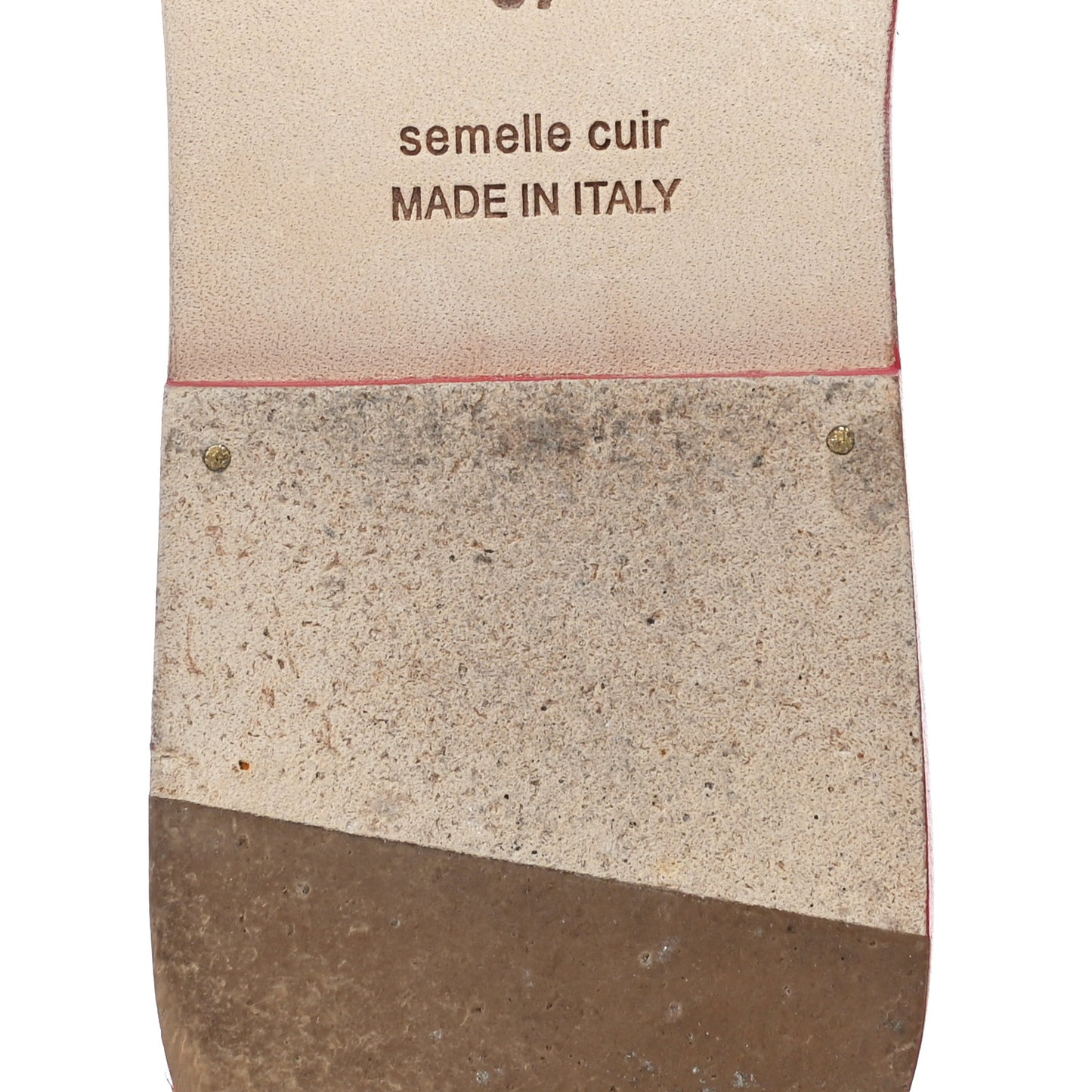 Calfskin Oran Sandals 37 Rouge Bali