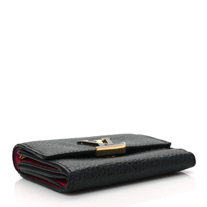 Louis Vuitton Taurillon Capucines XS Wallet Black 4 of 7