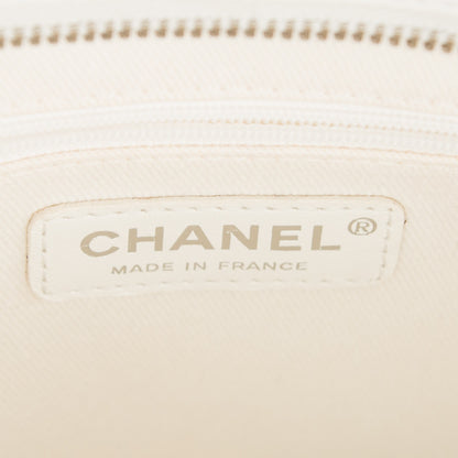 Chanel Caviar Quilted Medallion Tote White 6 of 7