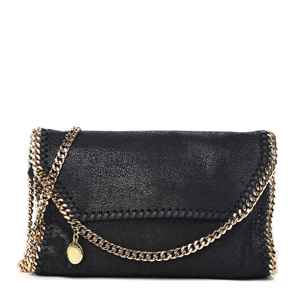 Stella McCartney Shaggy Deer Mini Falabella Shoulder Bag Black 1 of 10