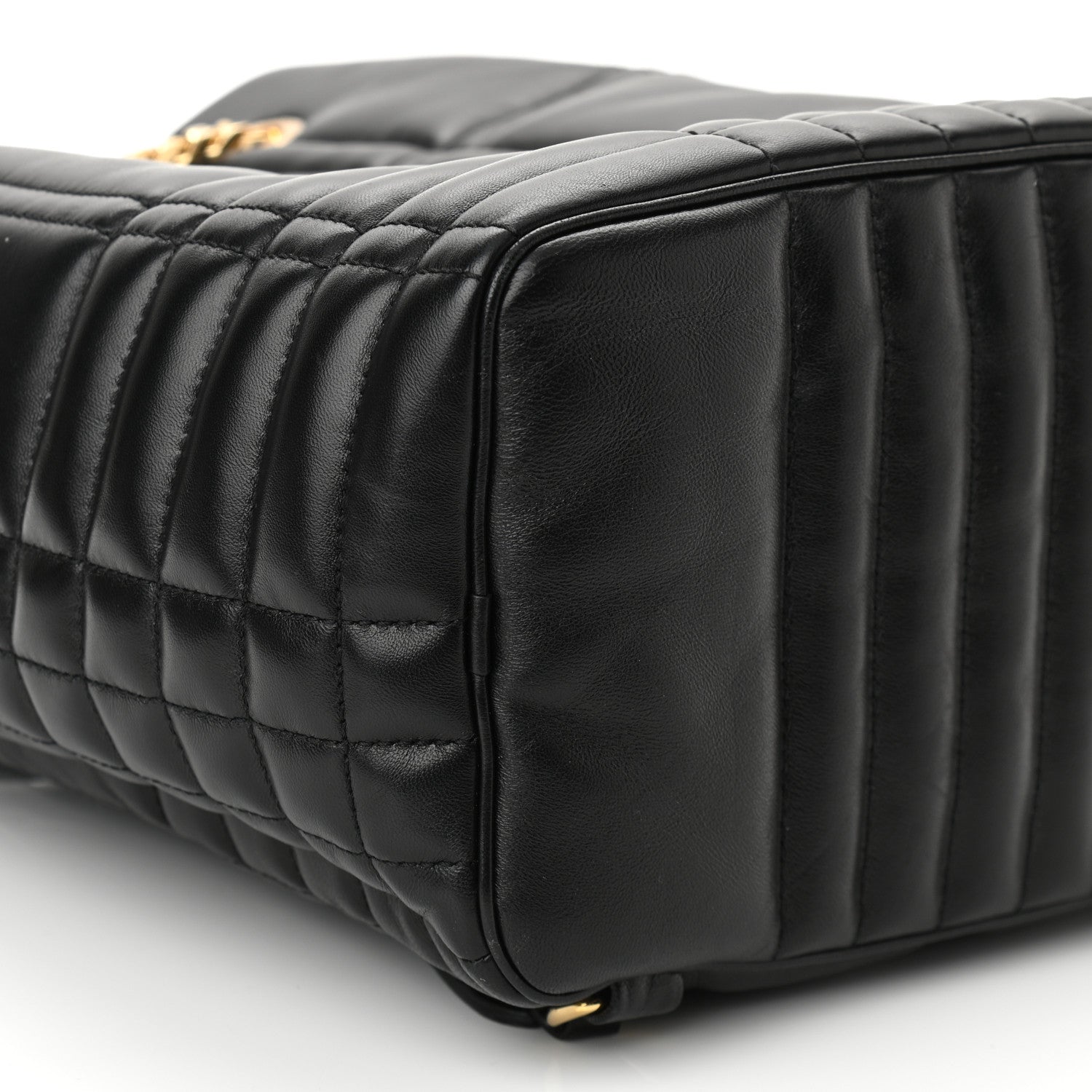Burberry Lambskin Quilted Medium Lola Backpack Black 8 of 9