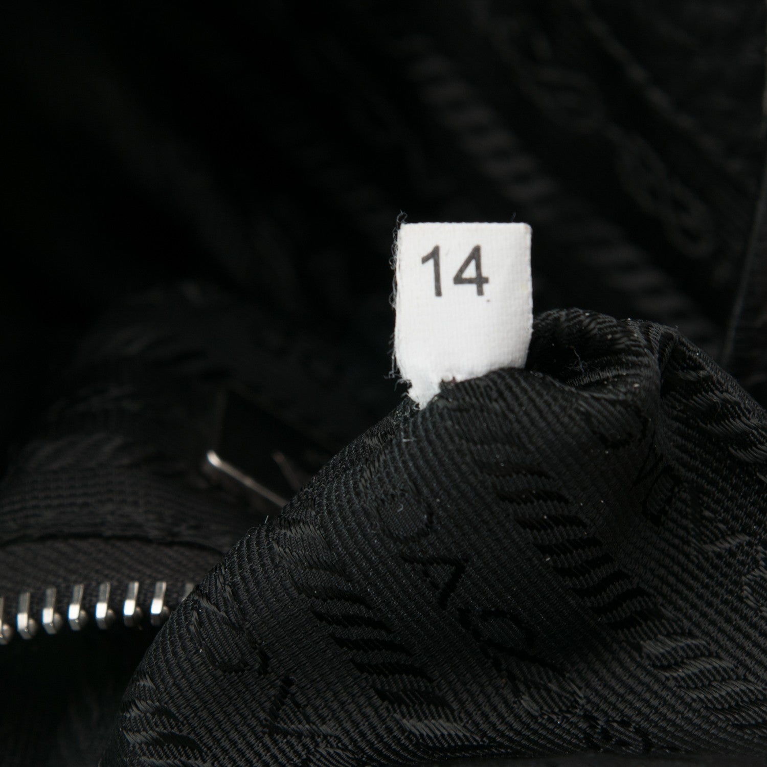 Prada Vitello Daino Shoulder Bag Black 7 of 7