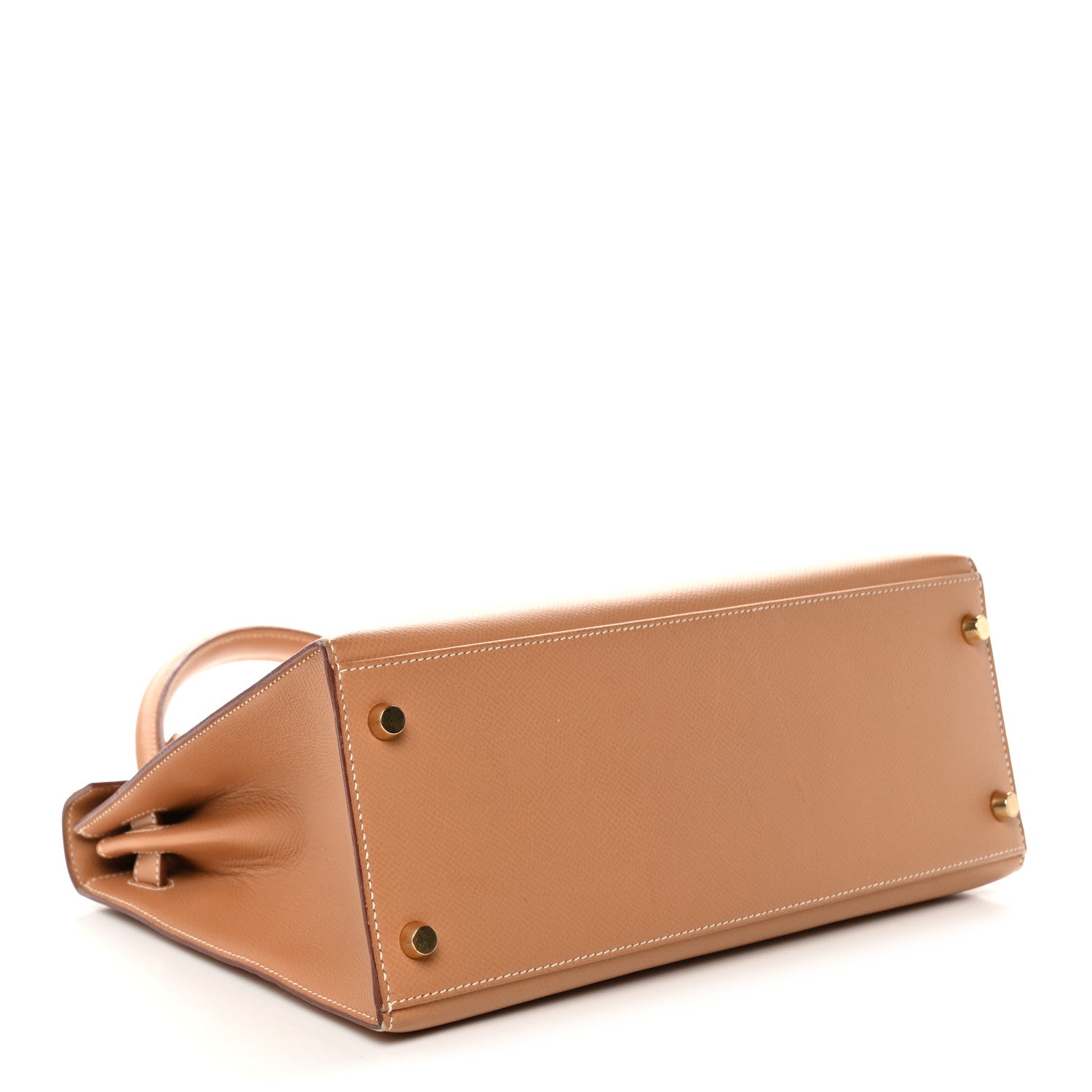 Hermes Courchevel Kelly Sellier 28  Tabac Camel 4 of 13