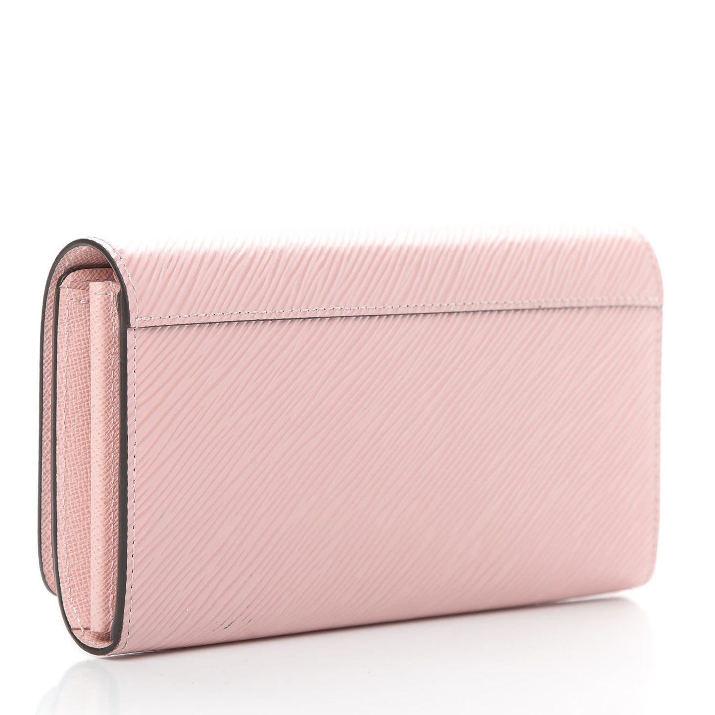 Epi Twist Wallet Rose Ballerine