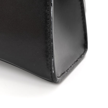 Balenciaga Shiny Box Calfskin Hourglass Top Handle Bag XS Black 11 of 13