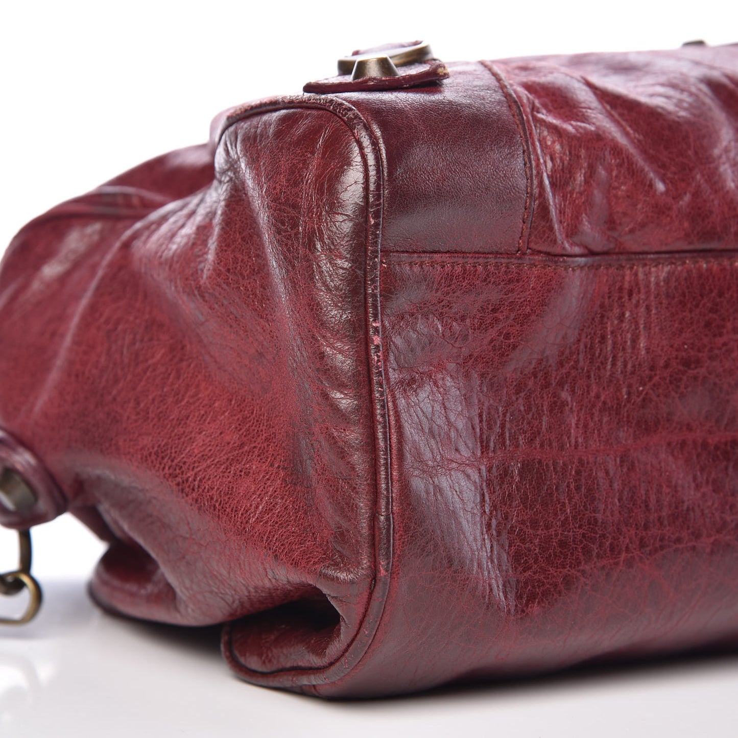 Chevre Classic Hardware Twiggy Rouge Grenat