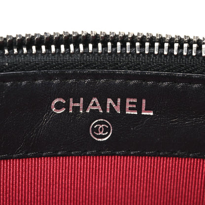 Chanel Aged Calfskin Quilted Small Gabrielle Clutch With Chain Black 8 of 13