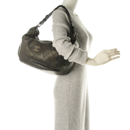 Chanel Caviar Large Outdoor Hobo Black 2 of 7