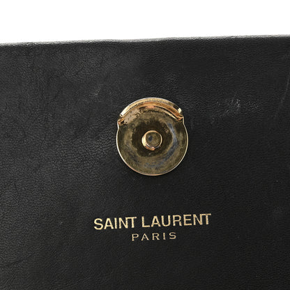 Saint Laurent Calfskin Small Classic Monogram Kate Tassel Satchel Black 11 of 14