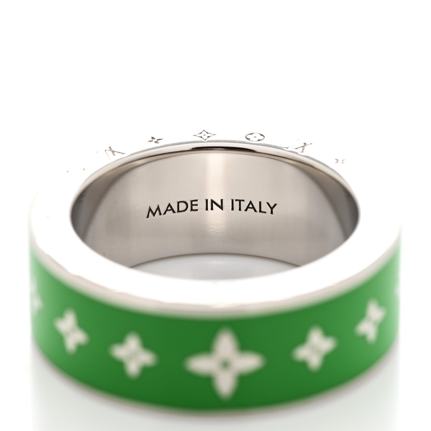 Metal Ceramic Ring Set M 62 10 Blue Green