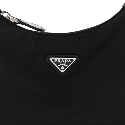 Prada Tessuto Nylon Saffiano Mini Re-Edition 2005 Bag Black 8 of 11