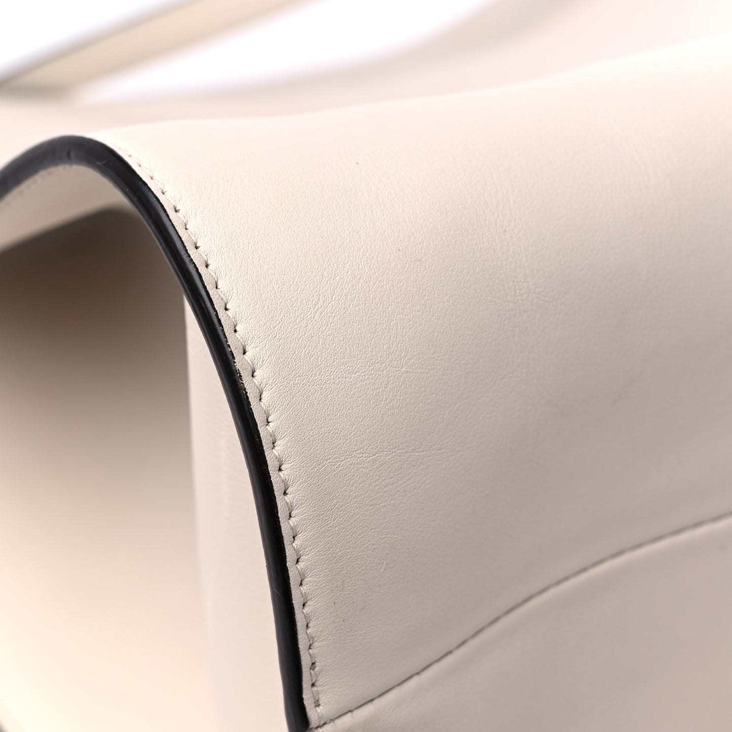 Calfskin Gancini Trifolio Tote Bag Beige