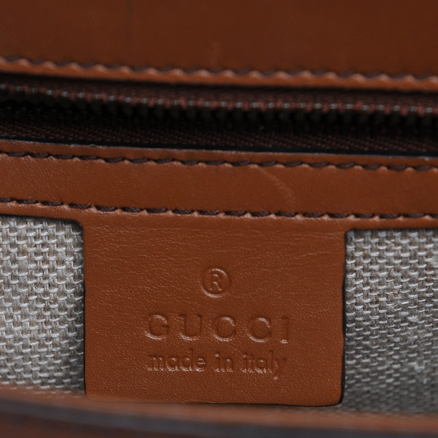 Gucci Monogram Medium Lady Web Shoulder Bag Beige Cuir 6 of 9