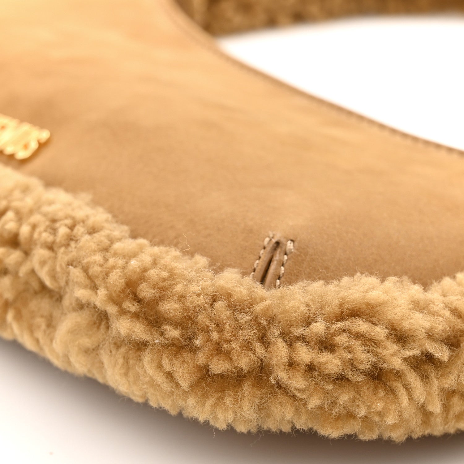 Jacquemus Suede Shearling Le Bisou Doux Camel 9 of 9