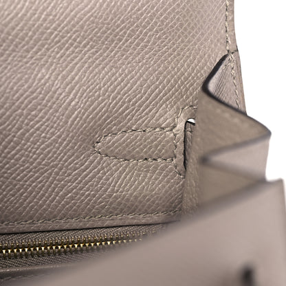 Hermes Epsom Kelly Sellier 25 Gris Asphalte 23 of 38
