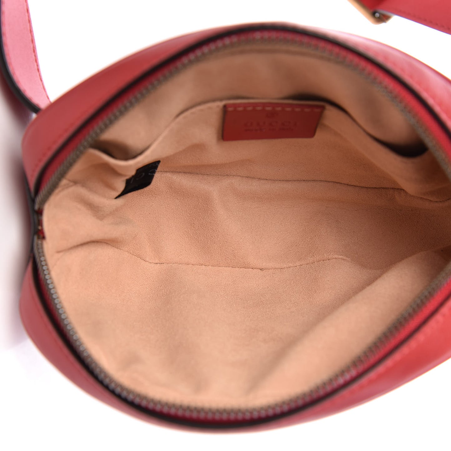 Calfskin Matelasse GG Marmont Belt Bag 85 34 Hibiscus Red