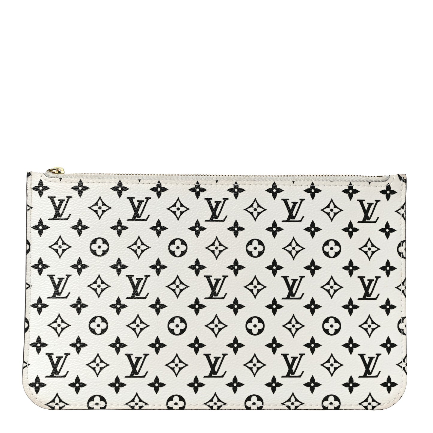 Monogram Giant Neverfull MM GM Pochette White
