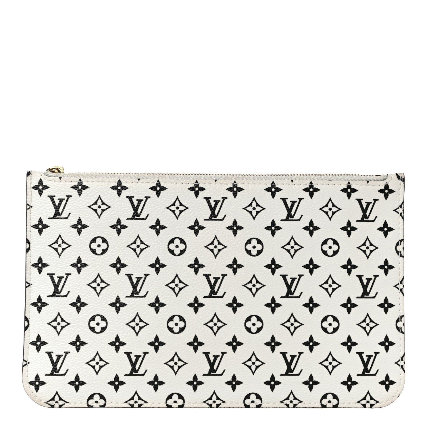 Louis Vuitton Monogram Giant Neverfull MM GM Pochette White 1 of 10