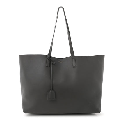 Saint Laurent Calfskin Large Shopping Tote Fog 1 of 13