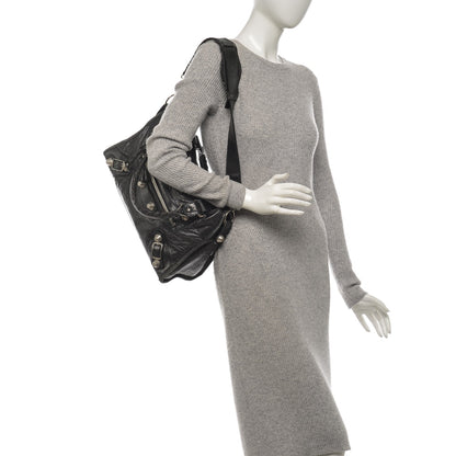 Balenciaga Chevre Giant 21 Silver Hardware City Black 2 of 9