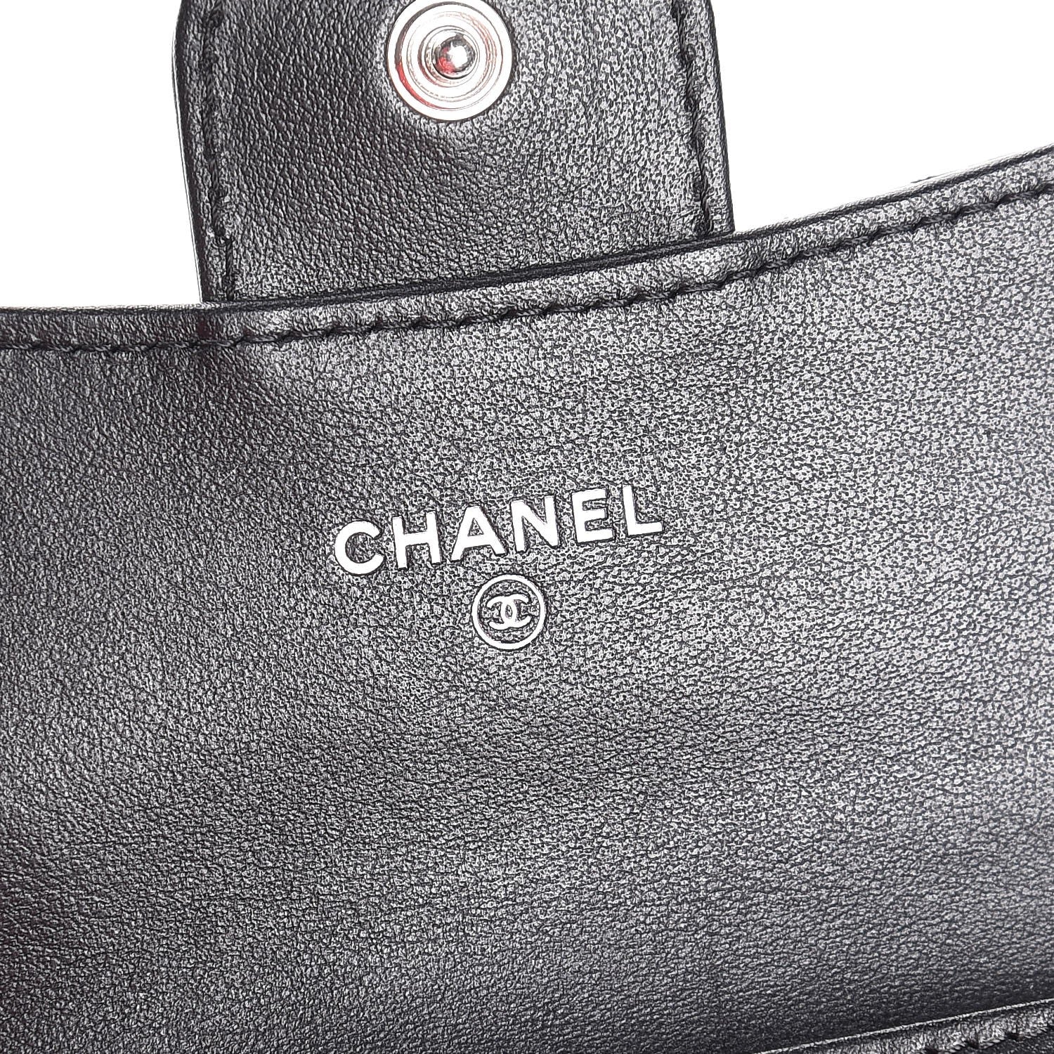 Chanel Aged Calfskin Quilted Reissue Flap Card Holder So Black 6 of 9