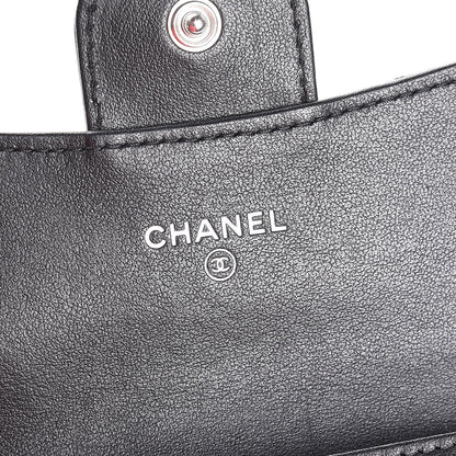 Chanel Aged Calfskin Quilted Reissue Flap Card Holder So Black 6 of 9