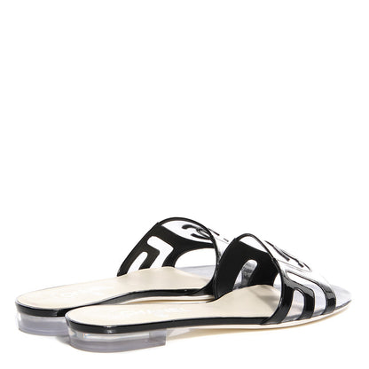 Chanel Patent CC Mules Black 39.5 4 of 6
