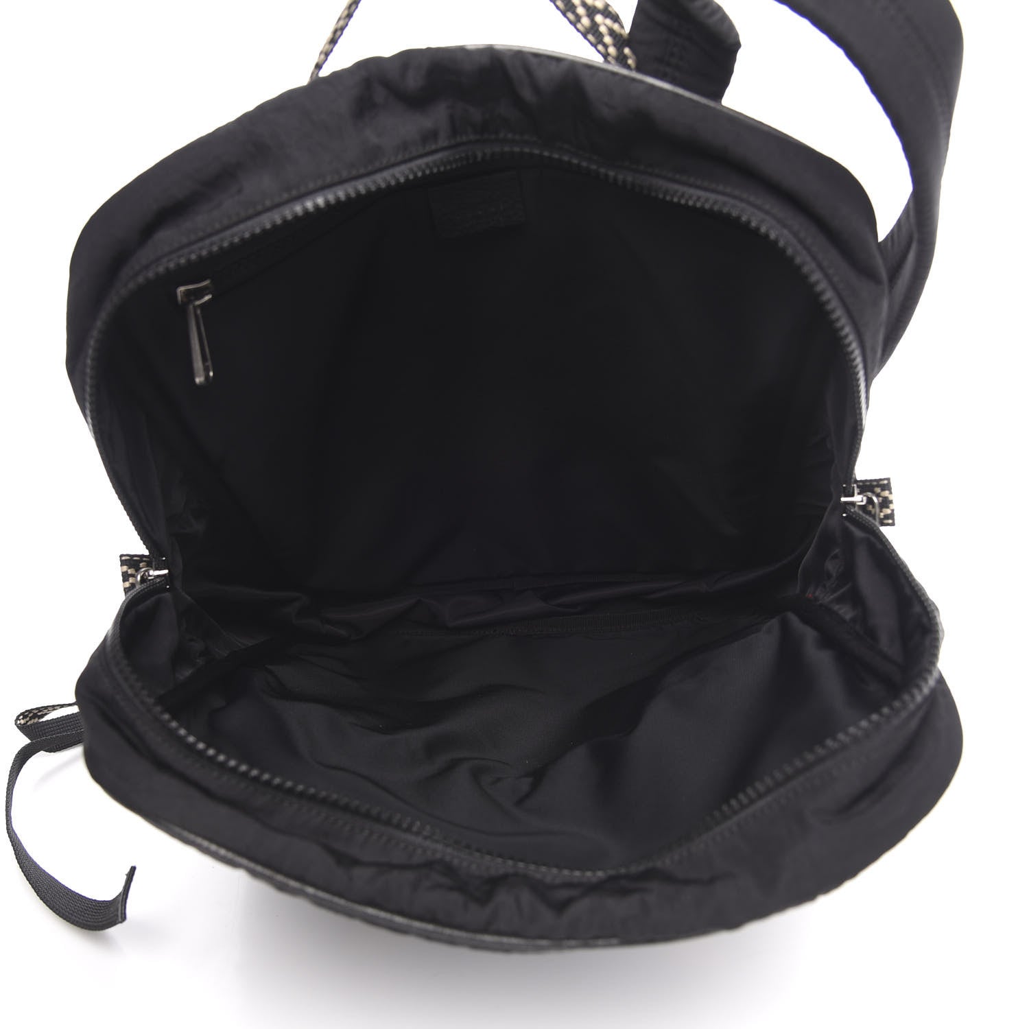 Gucci Nylon Twill 80s Logo Patch Backpack Black 4 of 9