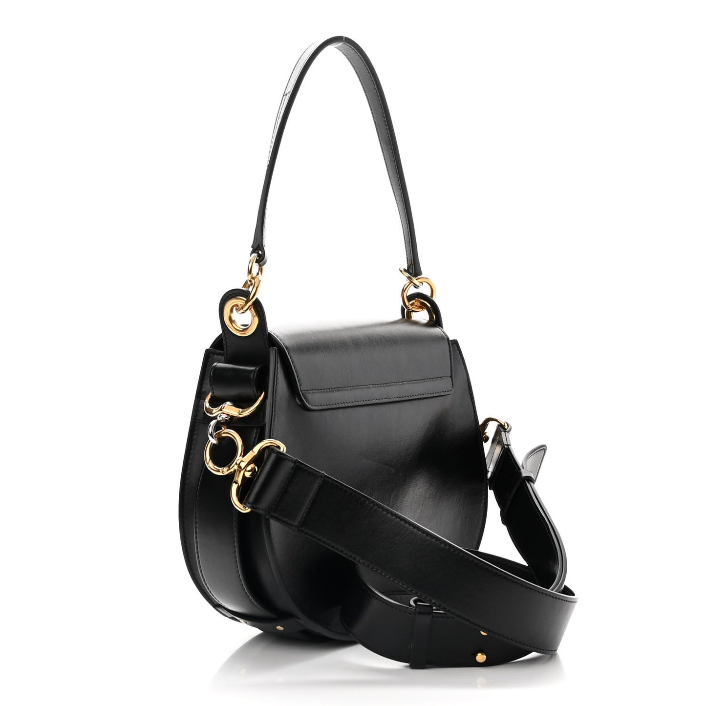 Calfskin Large Tess Bag Black