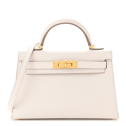 Hermes Epsom Mini Kelly Sellier 20 Gris Pale 1 of 11