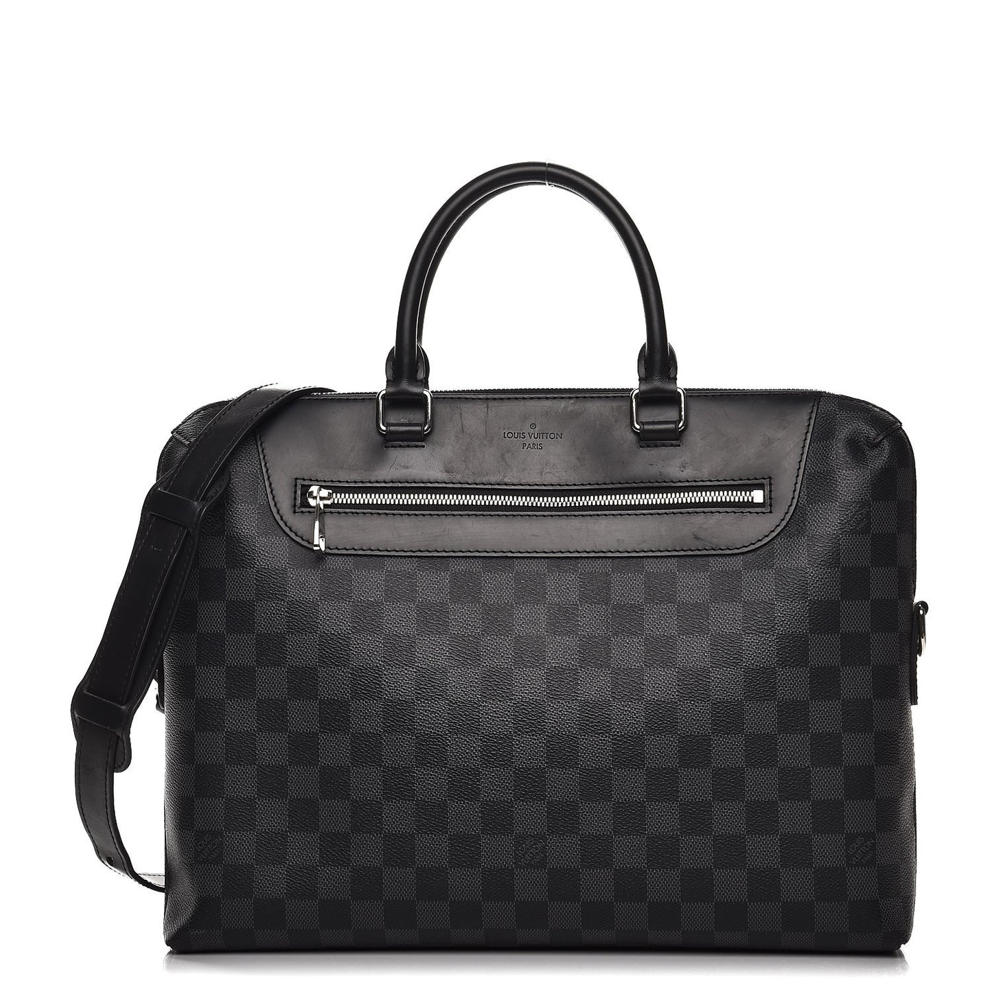 Damier Graphite Porte-Documents Jour