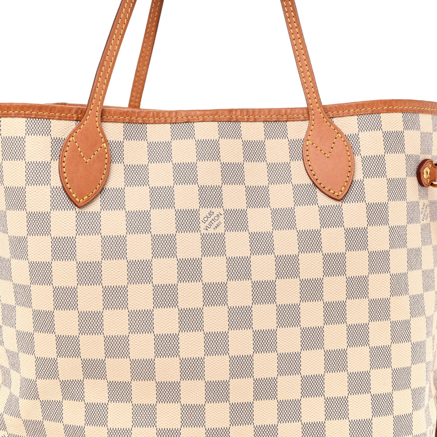 Damier Azur Neo Neverfull MM Rose Ballerine