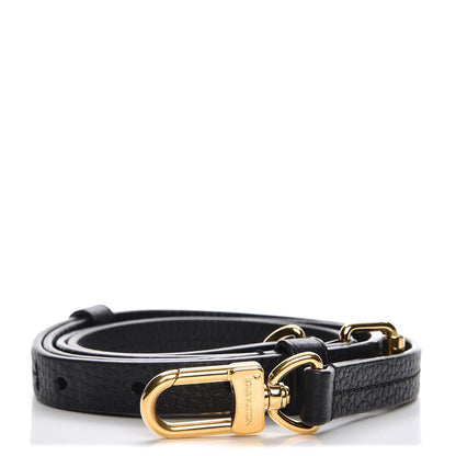 Louis Vuitton Calfskin Adjustable Shoulder Strap Black 1 of 3