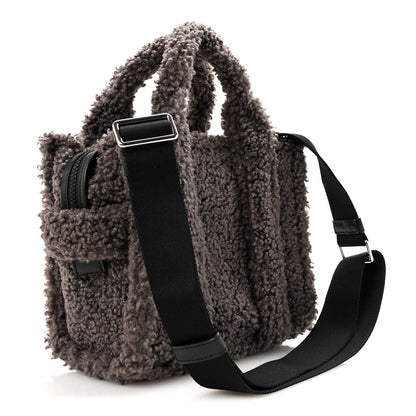 Marc Jacobs Polyester Cotton Small The Teddy Traveler Tote Bag Grey 3 of 12