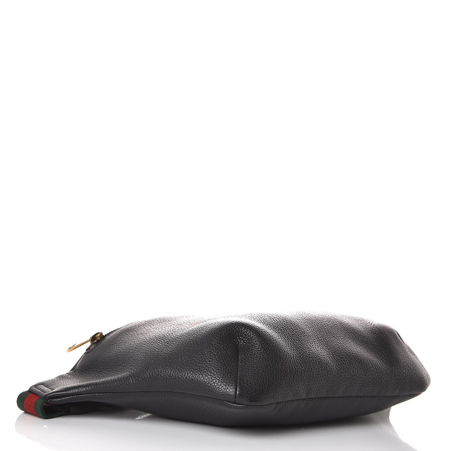 Gucci Grained Calfskin Logo Belt Bag Black 4 of 9