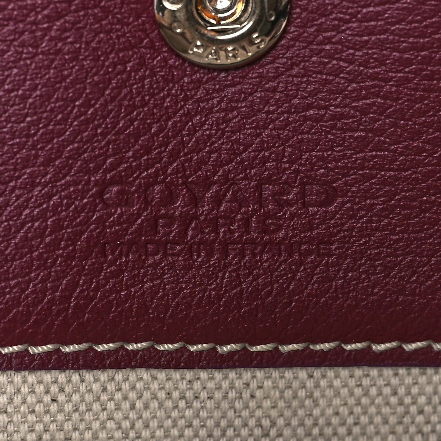 Goyardine Saint Louis PM Burgundy
