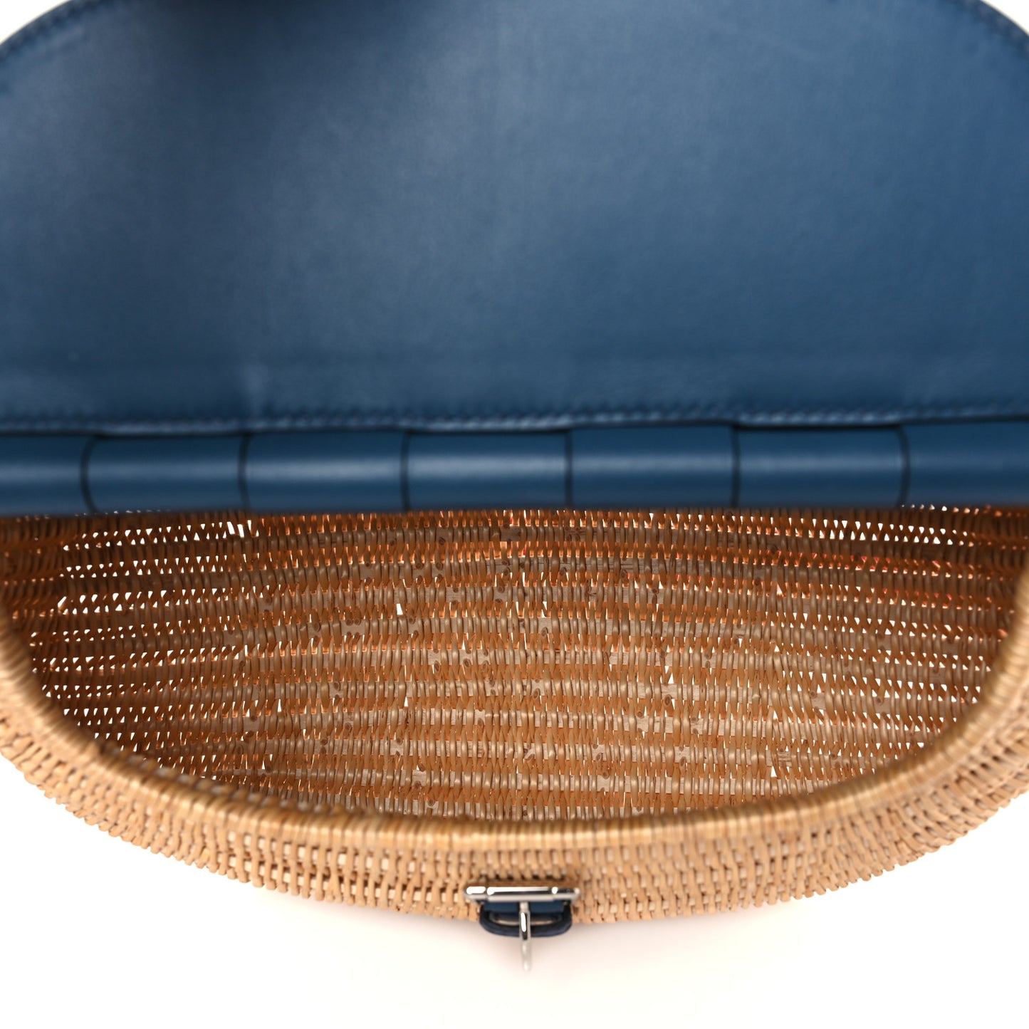 Swift Wicker Picnic Fishing Bag Bleu de Prusse