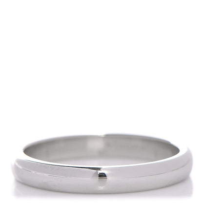 Tiffany Platinum 3mm Classic Wedding Band Ring 54 7 1 of 4
