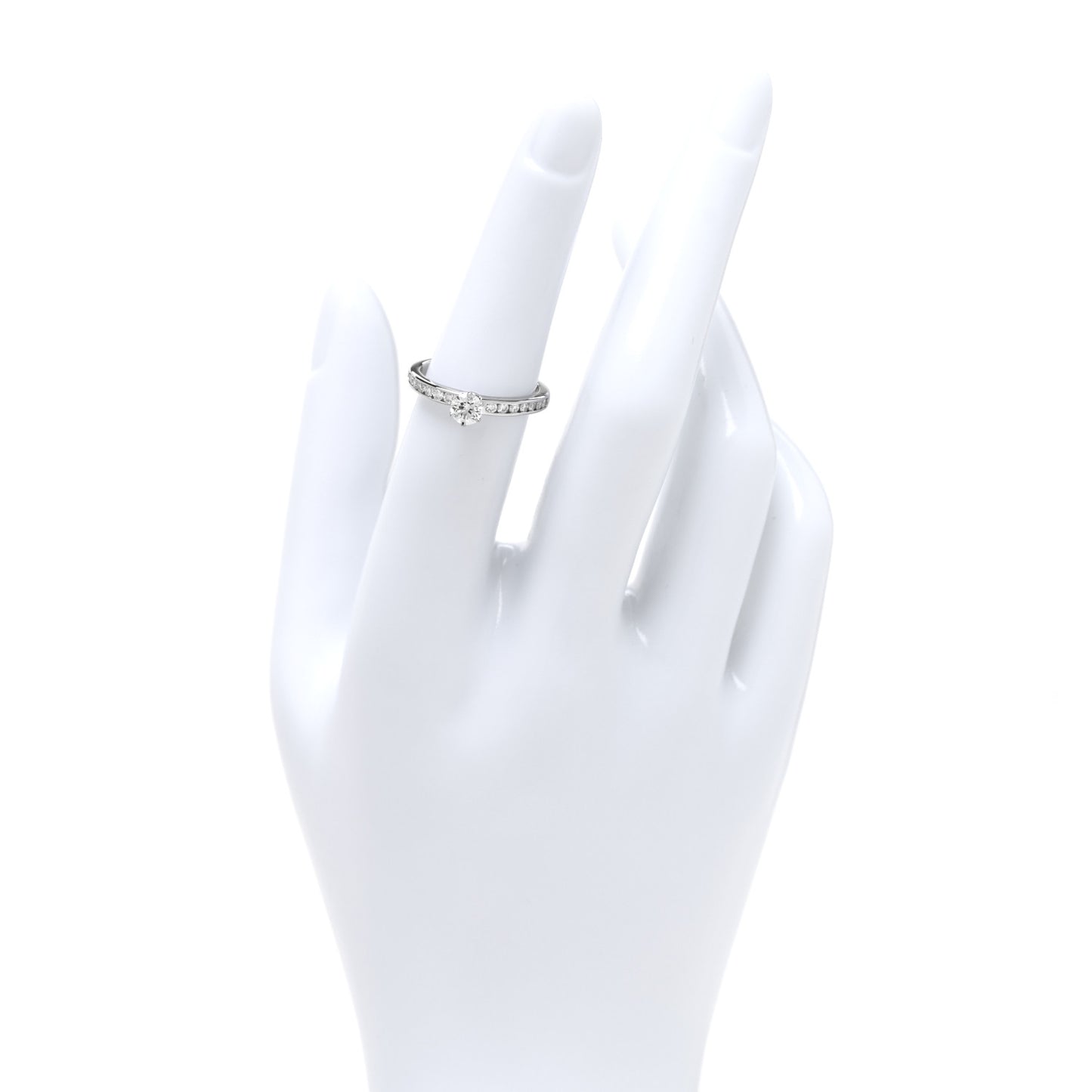 Platinum Diamond .30ct Channel-Set Engagement Ring  51 5.75