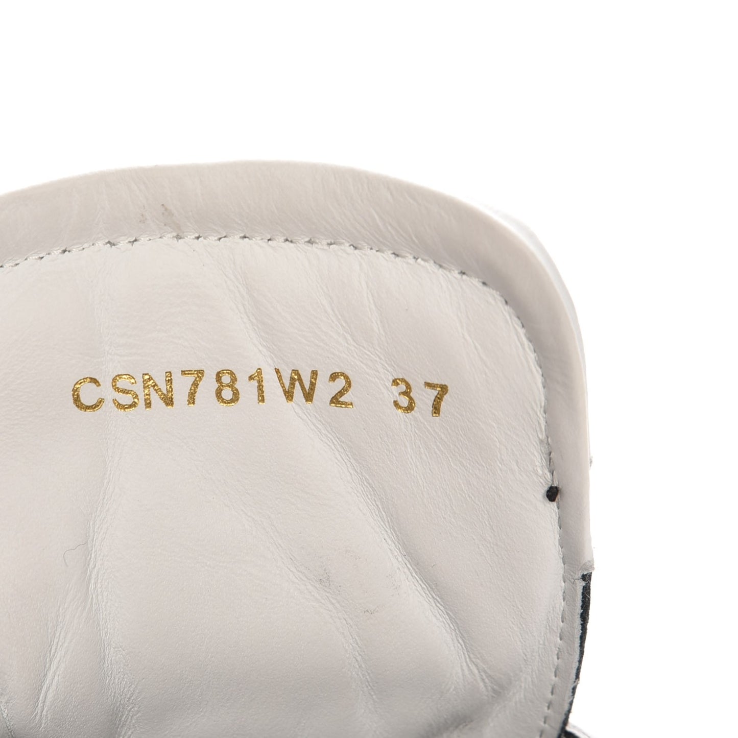 Calfskin Rockstud Open Sneakers 37 White Black