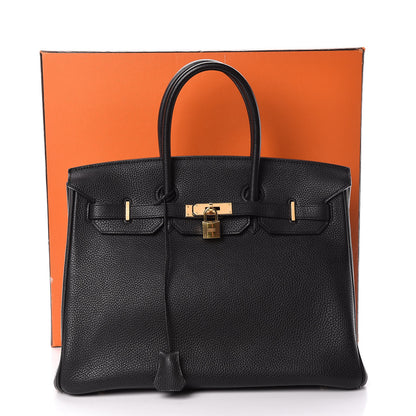 Hermes Togo Birkin 35 Black 36 of 36