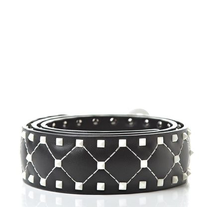 Valentino Garavani Lambskin Free Rockstud Spike Shoulder Strap Black 2 of 5